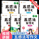 五感法寫作文書全五冊(cè) 小學(xué)三四五六年級(jí)想象篇繪景篇記事篇狀物篇寫人篇寫作訓(xùn)練思維導(dǎo)圖素材作文 五感法寫作文（全5冊(cè)）