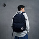 匡威（Converse）官方 Straight Edge男女休閑簡約雙肩包書包10021138 10021138-A02/暗夜藍(lán)色 OSFA