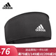 adidas健身發(fā)帶吸汗頭帶瑜伽發(fā)帶男女運動(dòng)頭巾跑步籃球羽毛球寬束發(fā)帶  黑色 ADYG-30222BK