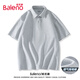 班尼路（Baleno）短袖POLO衫男夏季紐扣翻領(lǐng)簡約肌理感男士t恤青年通勤男款上衣