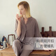 nest designs女士哺乳上衣新品孕產(chǎn)婦家居服T恤孕婦裝月子服產(chǎn)后開(kāi)襟哺乳 漿果紫 L（建議165-175cm，80kg以?xún)?nèi)）