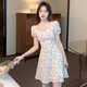 燕潯碎花連衣裙子女裝夏季2025年新款小個子溫柔風(fēng)氣質(zhì)仙女初戀裙 玫瑰碎花短款 L (建議110-125斤)