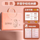 孕檢收納冊手提孕期檔案冊報告單孕媽媽孕婦b超手冊產(chǎn)檢本報告單子資料懷孕龍寶寶出生檢查記錄收納袋文件夾 【小幸孕-粉】A4+A5/正反可裝120張