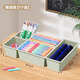 粉筆收納盒教師講臺講桌粉筆盒教室黑板擦整理盒班級辦公桌面多功能整理簡(jiǎn)約大容量收納盒子雜物桌面置物架 1個(gè)【嫩芽綠】5格大容量