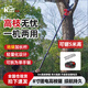 凱姿（KAZZ）電動高枝鋸21V可伸縮長桿果樹鋸充電式電鏈鋸園林鋰電高空鋸