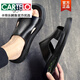 卡帝樂(lè )鱷魚(yú)（CARTELO）男士拖鞋夏室外潮流夏天外出時(shí)尚涼鞋外穿防滑厚底真皮牛皮涼拖鞋 黑色 40