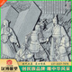 漢博雕塑玻璃鋼仿銅紅軍文化人物浮雕室內(nèi)展覽館雕塑戶外背景墻裝飾定做 藝術(shù)品12定jin