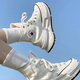 Converse匡威板鞋女鞋1970s Run Star Hike厚底松糕鞋休閑帆布鞋 A00868C白色 35.5