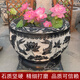 鎏銘石雕魚(yú)缸花盆門(mén)海仿古天然青石水缸庭院荷花缸流水種花養(yǎng)魚(yú)池石缸 直徑100厘米不 高68厘米左右