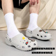卡駱馳（CROCS）洞洞鞋男女鞋 經(jīng)典Clog戶(hù)外情侶沙灘鞋透氣休閑涼拖鞋10001 M9W11