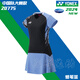 尤尼克斯（YONEX）2024yy羽毛球服 10572 中國羽毛球隊大賽款比賽服 連衣裙20775CR黑色內含打底褲 L