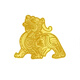 幸福久久財(cái)神好柿連連公主請(qǐng)發(fā)財(cái)搞錢要緊潮牌黃金手機(jī)貼DIY手飾 聚財(cái)貔貅黃金含量約0.1克