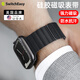 SwitchEasy蘋(píng)果apple watch11代ultra3/2手表表帶iwatch硅膠Mageasy磁吸s10/9/8/7/SE腕帶45/46/49mm矽膠運動(dòng) 黑色 【44/45/46/49m