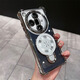 秒揚 防摔氣囊磁吸支架適用oppofindx9手機殼findx7ultra新款電鍍軟findx8pro全包外殼透明高級感 【銀色】磁吸支架+四角防摔氣囊殼 OPPO Find X7