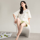 頂瓜瓜【抗菌防螨】夏季純棉睡衣女短袖短褲薄款女士休閑家居服 YSM66019女 M