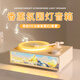 色果迷迭系列香薰黑膠唱片藍牙音箱迷你小音響家用便攜式無(wú)線(xiàn)高音質(zhì)桌面復古新年實(shí)用男生日禮物送女友 白色【氛圍夜燈+香薰擴香】