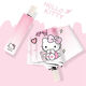 美克杰HelloKitty凱蒂貓晴雨兩用自動(dòng)傘遮陽(yáng)防紫外線(xiàn)太陽(yáng)傘女ins風(fēng) 手動(dòng)款黑膠-HELLO KT貓