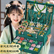 奧智嘉兒童古風(fēng)發(fā)飾禮盒琉璃串珠頭飾手工diy過(guò)家家玩具女孩生日禮物