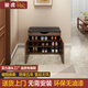 駿虎牌進(jìn)門(mén)鞋柜家用門(mén)口鞋柜可坐換鞋凳坐凳一體免安裝鞋柜收納鞋架入戶(hù) 3層60胡桃色