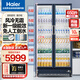 海爾（Haier）【旗艦款】展示柜冷藏風冷無霜保鮮柜商用立式冰柜透明玻璃門冷柜超市便利店飲料啤酒 SC-650兩門625L