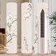 簡(jiǎn)娜（JIANNA）立式空調防塵罩圓柱形柜機格力美的海爾奧克斯立體圓形空調罩套 暗香疏影【開(kāi)機不取+雙側拉鏈】 圓柱高度180cm