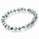 石玥珠寶精品5-6mm天然綠幽靈手串本命年轉運珠手鏈男女士款 水晶瑪瑙