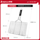 FIREPLUS燃客304不銹鋼烤魚(yú)夾子家用 燒烤用具 烤魚(yú)網(wǎng)夾加粗加密烤魚(yú)夾板 大號號烤魚(yú)網(wǎng)【304不銹鋼】不可折疊