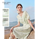 秋水伊人優(yōu)雅新中式連衣裙夏季新款女裝高級氣質(zhì)改良旗袍套裝 水綠 L