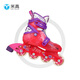 米高輪滑鞋兒童溜冰鞋直排輪可調尺碼休閑初學(xué)【教學(xué)適用】聯(lián)名系列 粉色 M 斷碼清倉 (31-34)5-8歲