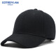 科特迪兰品牌高尔夫帽子男防风保暖鸭舌帽秋冬款加大保暖高尔夫球帽毛呢帽 黑色 XL（60-65cm）