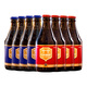 智美（Chimay）紅帽/藍(lán)帽啤酒 330ml*8瓶 修道院精釀 比利時(shí)進(jìn)口 兩種口味組合