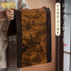 塔馳密司（TOUCH MISS）香云紗茶席中式復(fù)古茶旗山水畫茶幾干泡席高端真絲防水茶桌墊桌旗 山水間香云紗茶席