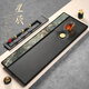 石間說(shuō)天然烏金石輕奢高檔巖板茶盤簡(jiǎn)約現(xiàn)代辦公室排水石頭茶臺(tái)茶托盤 70*30*3CM
