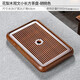 祥業(yè)花梨木茶盤(pán)家用實(shí)木茶托盤(pán)辦公室功夫茶具客廳茶海高檔干泡茶臺 花梨木觀(guān)文小長(cháng)方茶盤(pán)-胡桃色