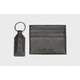 【9成新】阿瑪尼EMPORIO ARMANI【禮物】EA男士卡包鑰匙扣套裝禮盒