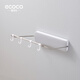 ecoco意可可臉盆架壁掛衛生間浴室置物盆子收納廁所洗手間免打孔放洗臉盆架子 北歐灰