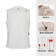 FOOXMET風(fēng)謎發(fā)熱背心充電智能加熱棉馬甲男女士秋冬款外套內膽 云潛白-女（圓領(lǐng)/V領(lǐng)） M