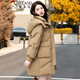 啄木鳥(niǎo)品牌高端羽絨服女2025新款冬季中長(cháng)款白鴨絨東北加厚羽絨外套女潮 【羽絨服】CRM卡其色（新年紅紅火火） XL [建議125-140斤]（新年紅紅火火）