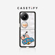CASETIFY 睡覺小鴨 適用于HUAWEI華為 Pocket 2 手機(jī)保護(hù)殼 Pocket2手機(jī)殼 華為折疊屏 透明黑框 Pocket 2
