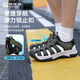 探路者（TOREAD）【探海】溯溪鞋沙灘鞋涉水鞋戶外包頭涼鞋防滑耐磨易拉鞋帶情侶鞋 軍綠黑色男款-TFGGBM81703 露趾款 42