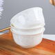 玉蝶景德鎮(zhèn)骨瓷家用米飯碗中式小湯碗面碗小清新創(chuàng)意陶瓷碗金鐘碗 4.5英寸愛麗絲金鐘碗10個