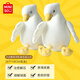 名創(chuàng)優(yōu)品（MINISO）大白鵝系列毛絨公仔趴姿玩具抱枕睡覺(jué)室內(nèi)臥室辦公室生日禮物