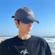 咖德諾帽子男春夏大頭圍棒球帽潮刺繡百搭嘻哈時(shí)尚防曬休閑遮陽(yáng)鴨舌帽子 M607 灰色 L 可調節 54-60cm