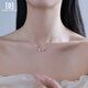 DAISY DREAMS999銀貓眼石郁金香項鏈女款小眾高級感鎖骨鏈頸鏈七夕送女友禮物 【999銀】郁金香項鏈
