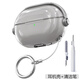 繹鎧適用華為Freebuds Pro3透明保護(hù)套鎖扣開關(guān)FreeClip耳機(jī)殼Freebuds Pro2/Pro2+透明軟殼耳機(jī)套防摔 酷睿黑+清潔筆 華為 FreeBuds Pro4