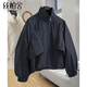 絲柏舍立領(lǐng)外套2026春裝新款女裝時(shí)尚寬松小眾休閑簡(jiǎn)約上衣