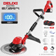 德力西電氣（DELIXI ELECTRIC） 無線鋰電電動割草機充電大功率打草機家用草坪剪草機多功能除草 9寸無刷升級款【4.0Ah】兩電