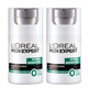 歐萊雅（LOREAL）男士舒潤強膚滋潤乳保濕補水舒緩修護快速吸收不油膩搽臉乳液男 舒潤強膚滋潤乳2瓶裝共100ml