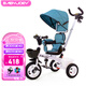 Babyjoey 英國(guó)兒童三輪車腳踏車嬰兒手推車1-6歲自行車兒童節(jié)禮物遛娃神器 【遮陽(yáng)版】 精靈藍(lán)