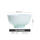 玉蝶骨瓷景德鎮湯碗陶瓷大號家用米飯碗大面碗中式餐具湯盆青釉創(chuàng  )意碗 5英寸青瓷奧碗